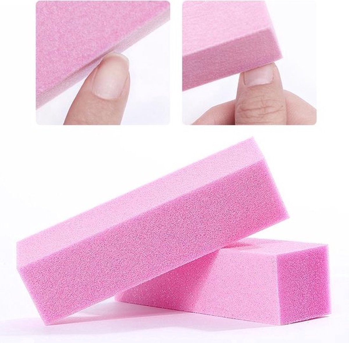 Block Files | Nail Block | Buffer Block | Nail File | Polishing Block | Nail Buffer | Buffing Block | 2 Piece | Pink VXN Beauty