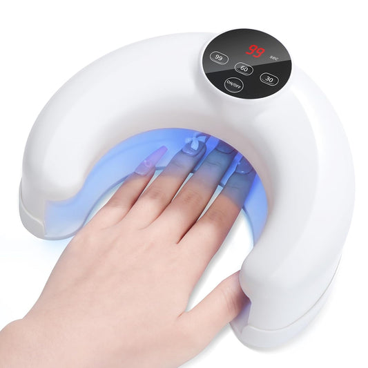 Advanced 45W UV Nail Lamp: UV Light for Gel Nails Smart Sensor Flash Cure Lamp Nail Lamp 20S Fast Curing LCD Display 3 Timers Nail Tech Must Haves LED Lamp for Professional Users VXN Beauty
