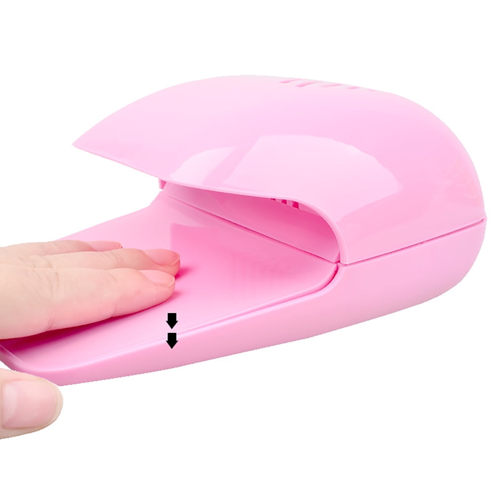 Portable Finger Toe Nail Polish Dryer Drying Blow Fan Manicure Art Tool Machine Pink VXN Beauty