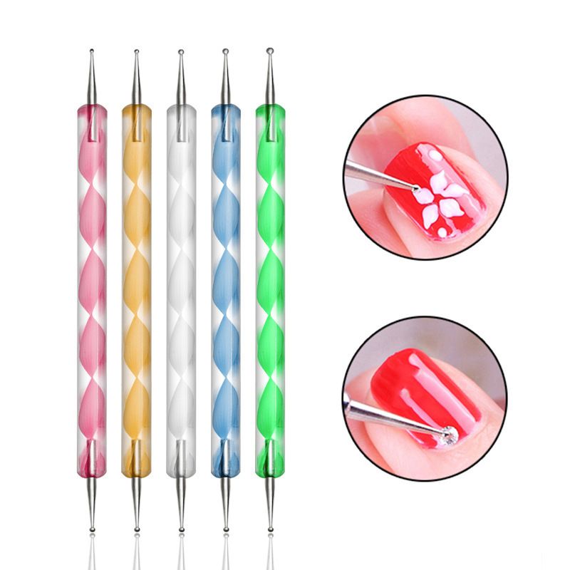 Teenitor Nail Art Brushes,3D Nail Art Paiting Polish Design Kit Nail Foil, Manicure Tape, Color Rhinestones for Nails-Black VXN Beauty