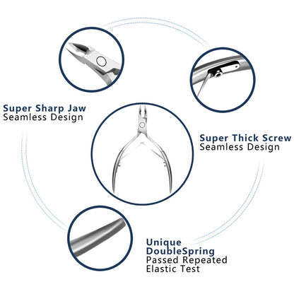 Toenail Clippers Nail Clipper Cutters Nail Scissors Dead Skin Remover Stainless Steel Profession Material Manicure Art Salon VXN Beauty