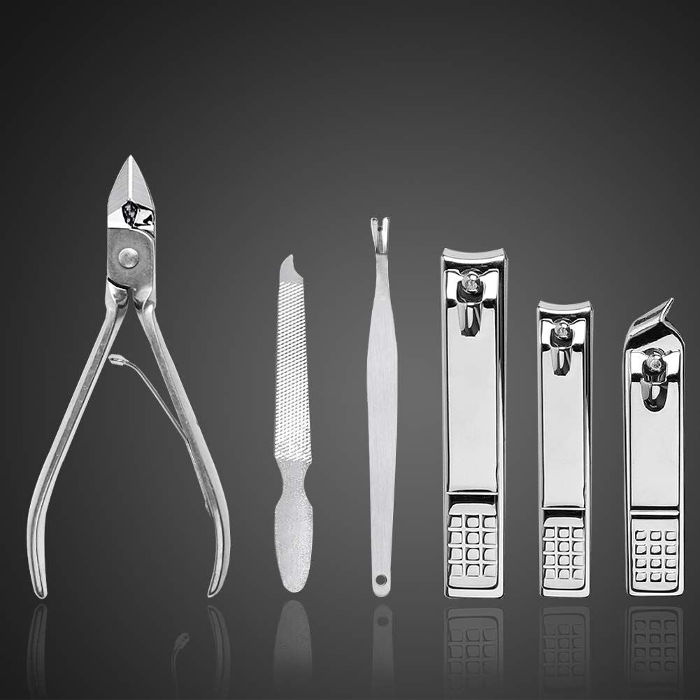 Nail Clippers Set Fingernail and Toenail Clipper Cutters, Manicure Pedicure Kit -18 Pieces Stainless Steel Professional Grooming VXN Beauty