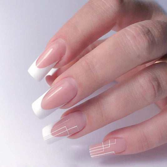Clear Nail Tips 400pcs Acrylic Fake Nails with Storage Case 10 Sizes Long False Nail for Lady Nail Salons and Home DIY Nail Art VXN Beauty