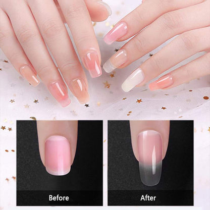 Clear Nail Tips 400pcs Acrylic Fake Nails with Storage Case 10 Sizes Long False Nail for Lady Nail Salons and Home DIY Nail Art VXN Beauty