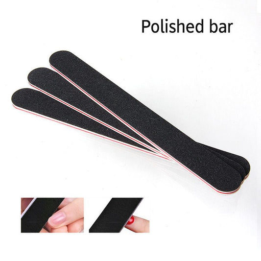 Nail File 5 PCS Professional Double Sided Grit Nail Files Emery Board Black Manicure Pedicure Tool and Nail Buffering Files VXN Beauty
