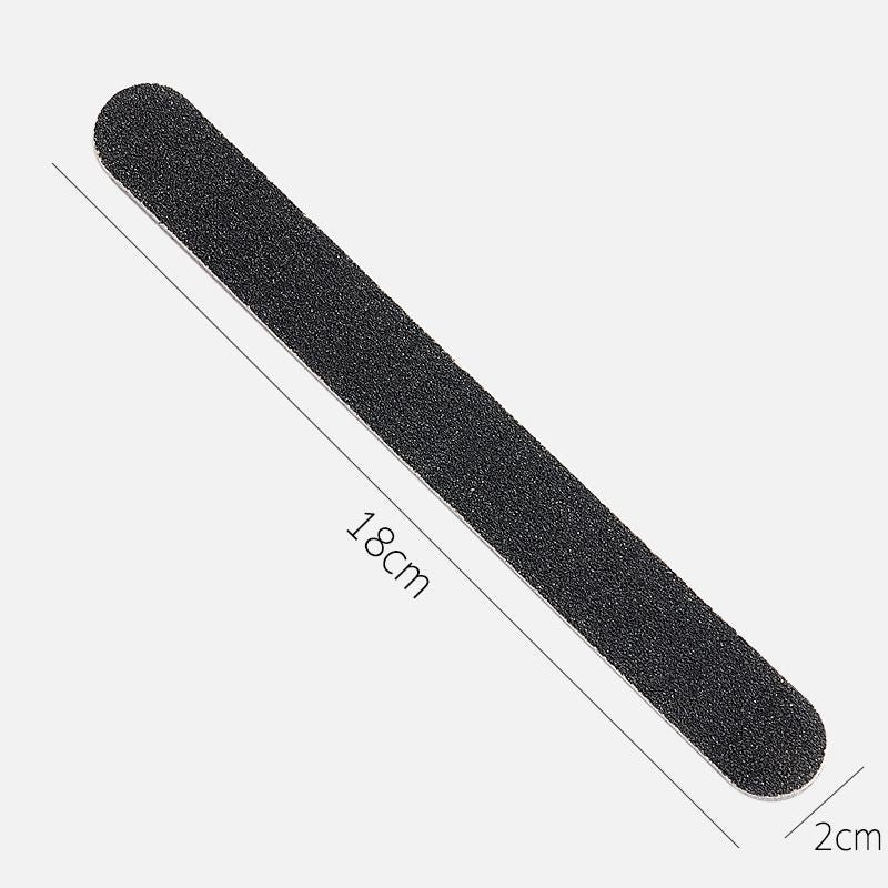 Nail File 5 PCS Professional Double Sided Grit Nail Files Emery Board Black Manicure Pedicure Tool and Nail Buffering Files VXN Beauty