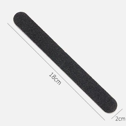 Nail File 5 PCS Professional Double Sided Grit Nail Files Emery Board Black Manicure Pedicure Tool and Nail Buffering Files VXN Beauty