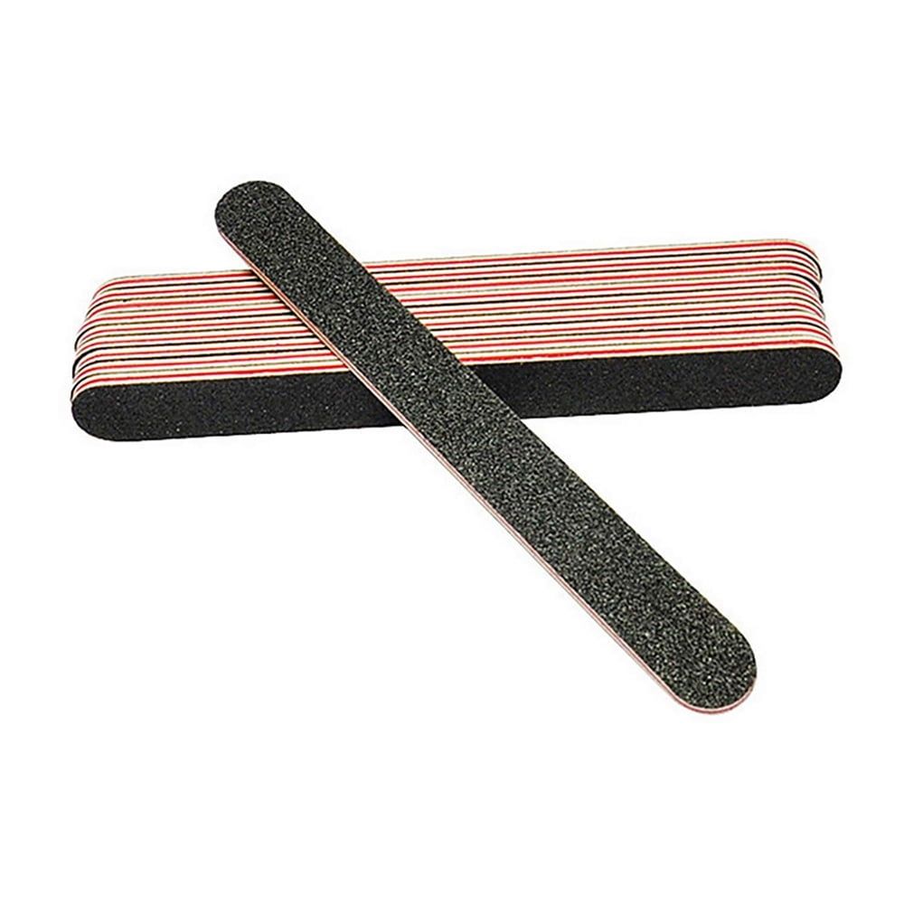Nail File 6ct 100/180 Grit Emery Board Filer for Acrylic/Natural Fingernail by VXN Beauty