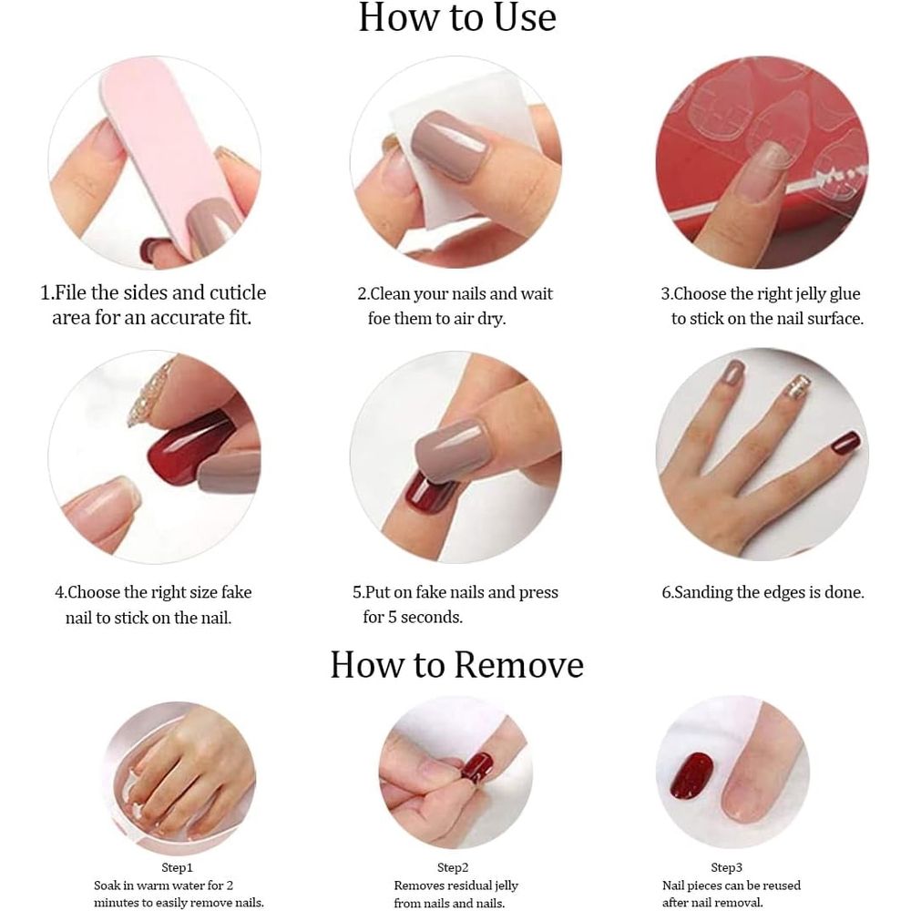 24 PCS Press on Nails Short, White French Tip Press on Nails Pink False Nails Glossy Square Fake Nails Full Cover Stick on Nails,Acrylic Press on Nails for Women and Girls Daily Wear VXN Beauty