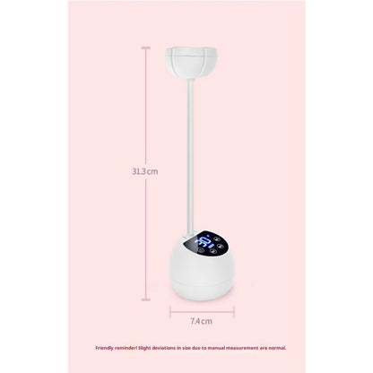 UV LED Nail Lamp Cordless Mini UV Light for Gel Nails Tips,Portable Hands Free Flash Cure Light,USB Rechargeable Nail Dryers with Sensor & 3 Timers,Rotatable Gooseneck Manicure Gel Polish Lamp VXN Beauty