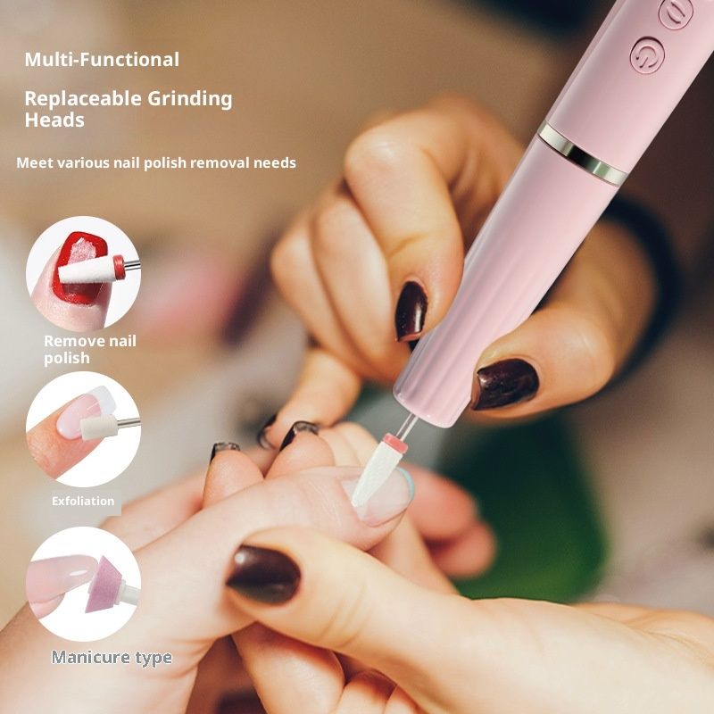Electric Nail Filer, Professional Nail Drill Kit, Portable File for Acrylic Nails,Cordless Nail File Electric Manicure Pedicure Tools with Drill Bits for Home Salon VXN Beauty