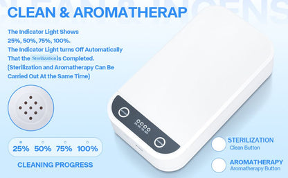 Nail Tool Sterilizer with Blue Light,Portable USB Sterilizer For Nail Tools Nail Cleaning Box Beauty Tool Cleaner Machine for for Nail Salon, Tweezers, Jewelry, Phone, Manicure Tools Cleaning VXN Beauty