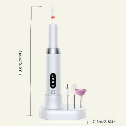 Pink   Wireless Charging Nail Drill, 3-Speed Adjustable, Professional-Level Care in One Tool VXN Beauty