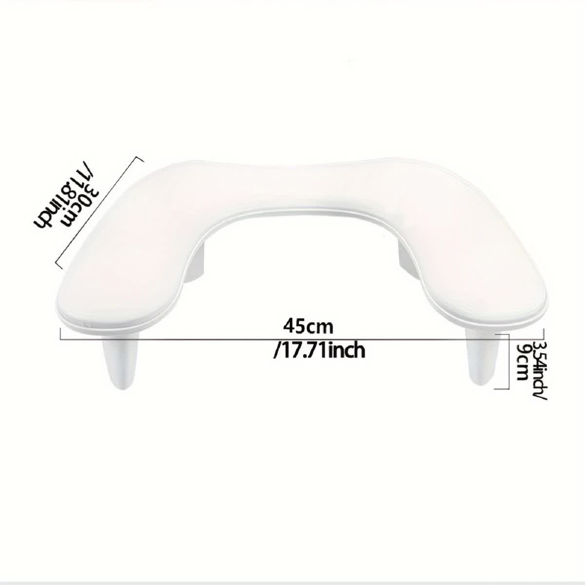 Grey This handheld nail care device integrates a U-shaped pillow and comes with a portable detachable stand. Designed with an inclined PU material and a sturdy base, it is crafted for both comfort and portability. VXN Beauty