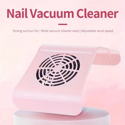 Nail Dust Collector: USB-Powered, Strong Suction, One-Touch Operation, Say Goodbye to Dust Troubles.WHITE VXN Beauty