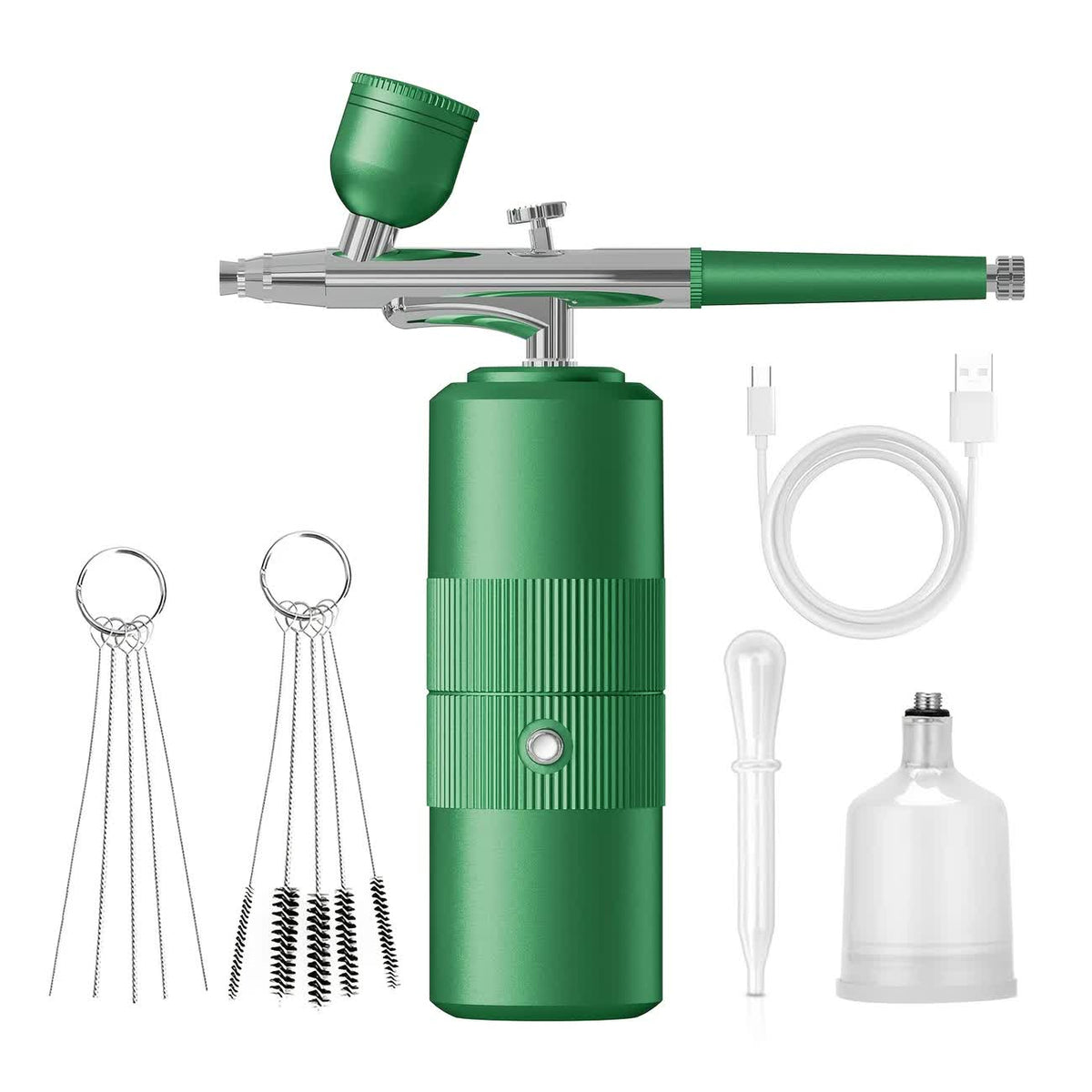 Pink Portable Wireless Airbrush Kit, Versatile for Nail Art, Painting, Makeup, and Model Making VXN Beauty