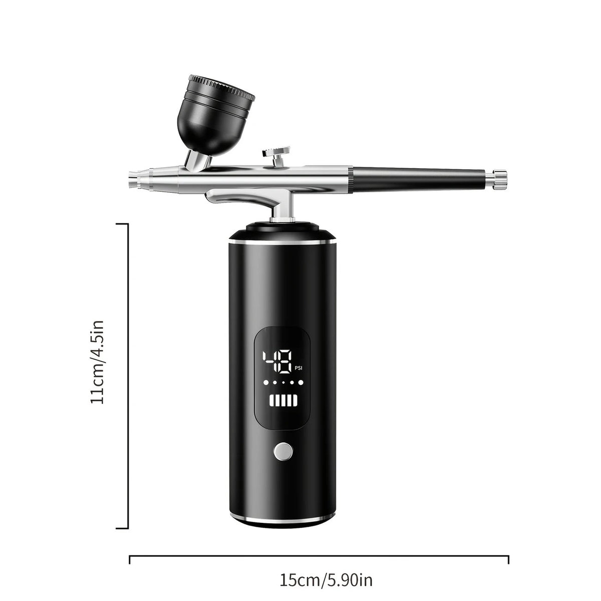 Pink Portable Wireless Airbrush Kit, ideal for nail art, painting, cake decoration, and makeup. Rechargeable design, perfect for both amateurs and professionals. VXN Beauty