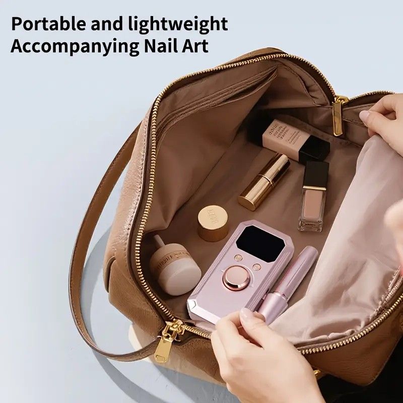 Professional Nail Drill: Quiet and Efficient, LED Digital Display, 31 Accessories for All-in-One Use, Easy for Beginners to Master。white VXN Beauty