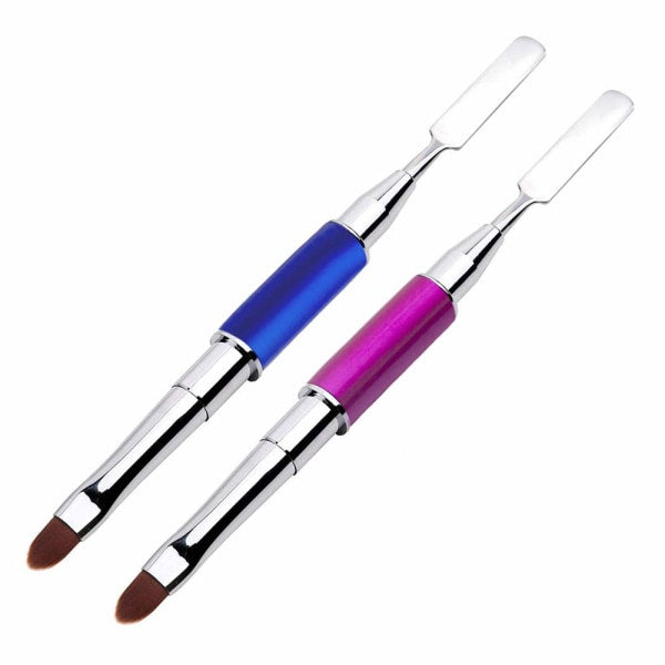 2pcs Polygel Brush and Picker with Double Ends, 2 in 1 Design Polygel_max VXN Beauty