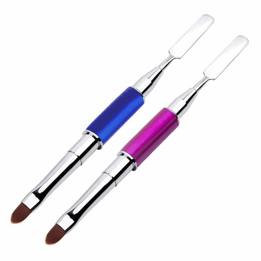 2pcs Polygel Brush and Picker with Double Ends, 2 in 1 Design Polygel_max VXN Beauty