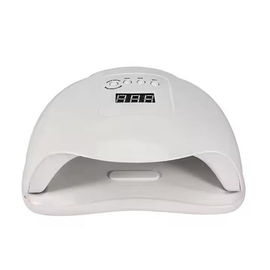 UV LED Nail Lamp 54W with 10s 30s 60s 99s Timer, White VXN Beauty