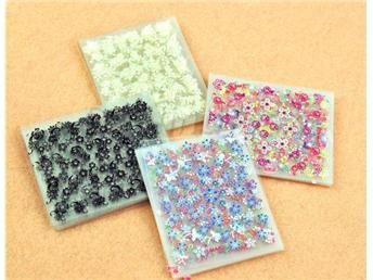 10 Sheets Self-Adhesive Nail Decorations Multi-Color VXN Beauty