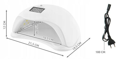 48W UV lamp for gel polish with motion sensor, White VXN Beauty
