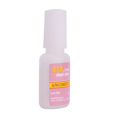 3pcs Nail Glue with Brush, 10g, Super Grip Tip Glue VXN Beauty