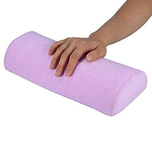 Nail Cushion Wrist Support for Manicure, UV Gel & Acrylic Nails, Purple VXN Beauty