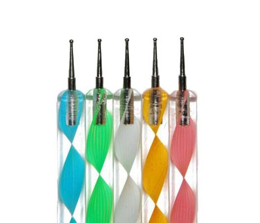 5pcs nail art dotting tool pens, MultiColor VXN Beauty