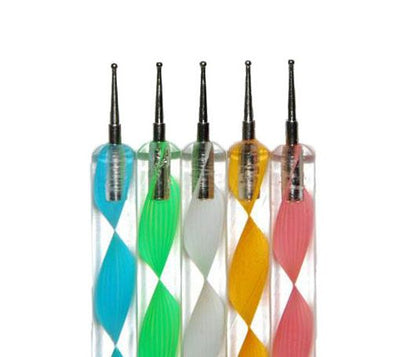 5pcs nail art dotting tool pens, MultiColor VXN Beauty