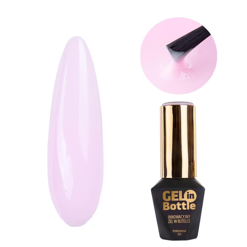 Mollylac UV LED Gel 10g, Icy Pink Base Coat, Compatible with Mollylac VXN Beauty