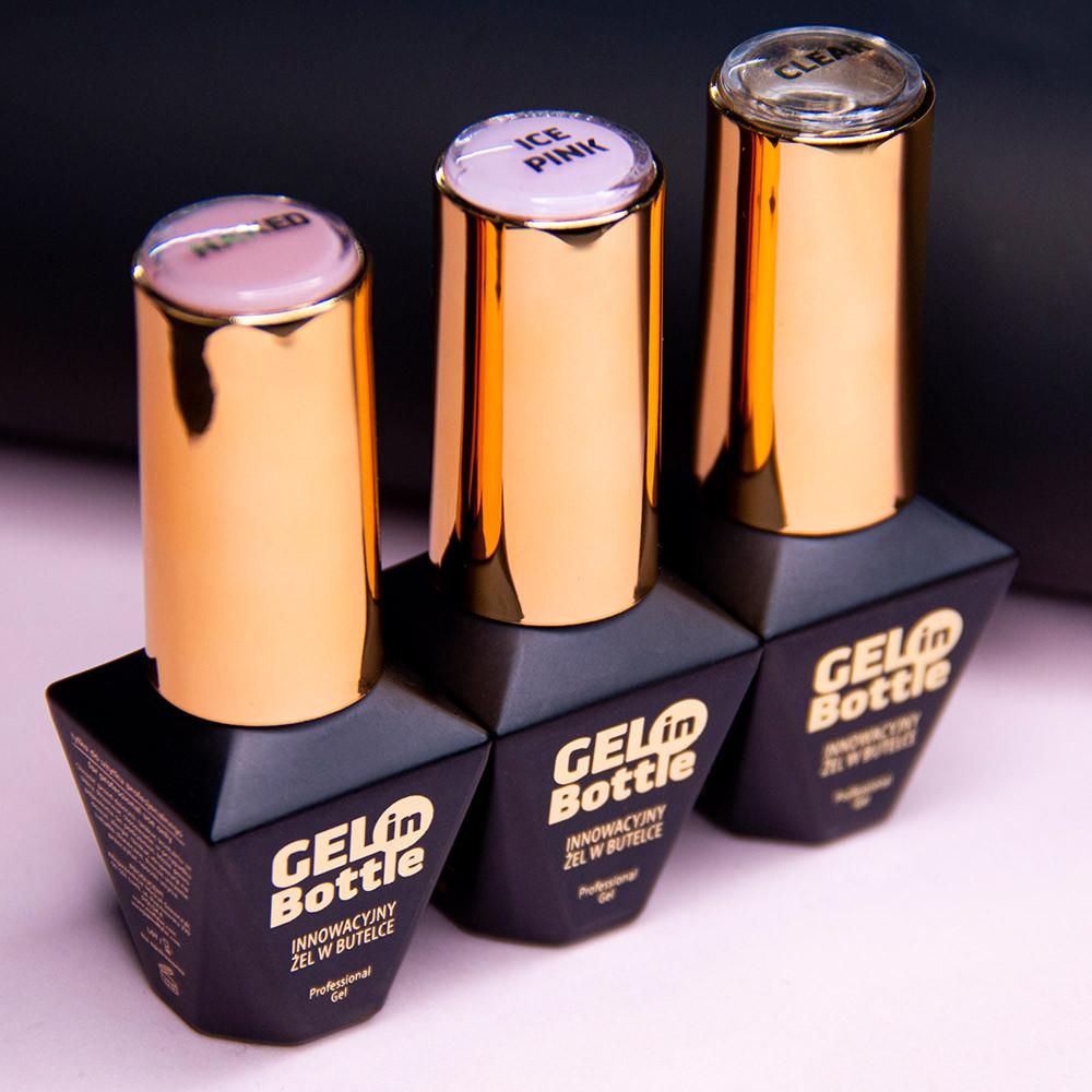 Mollylac UV LED Gel 10g, Icy Pink Base Coat, Compatible with Mollylac VXN Beauty
