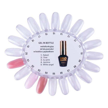 Mollylac UV LED Gel 10g, Icy Pink Base Coat, Compatible with Mollylac VXN Beauty