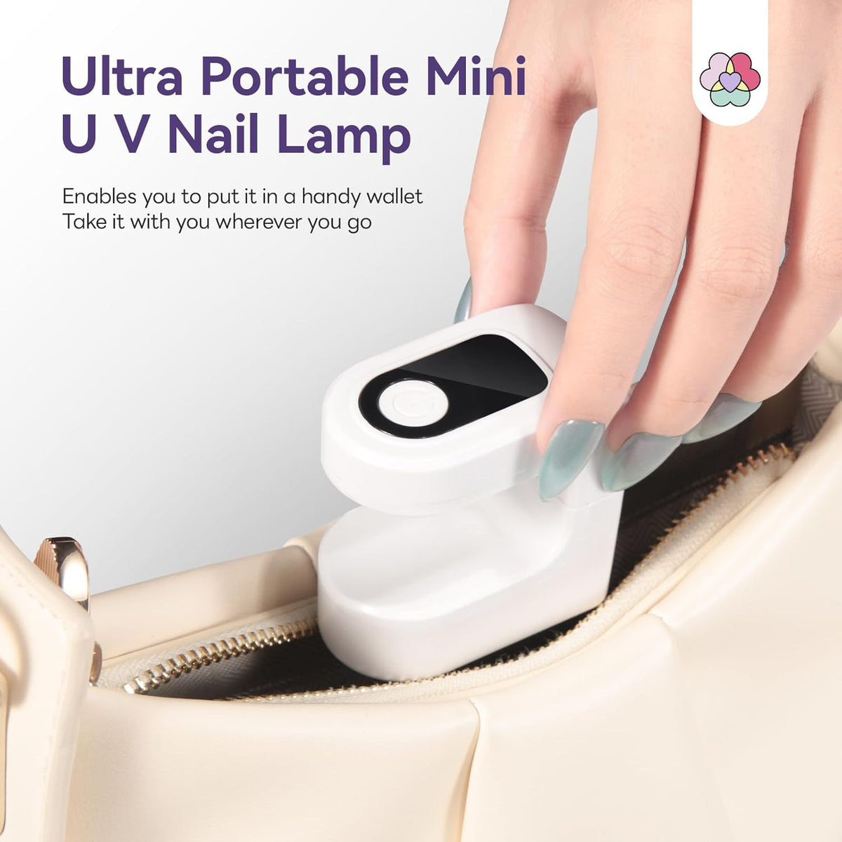 LED UV Nail Lamp with Timer and Display Multi-color Gel Nail Dryer for Gel Polish VXN Beauty