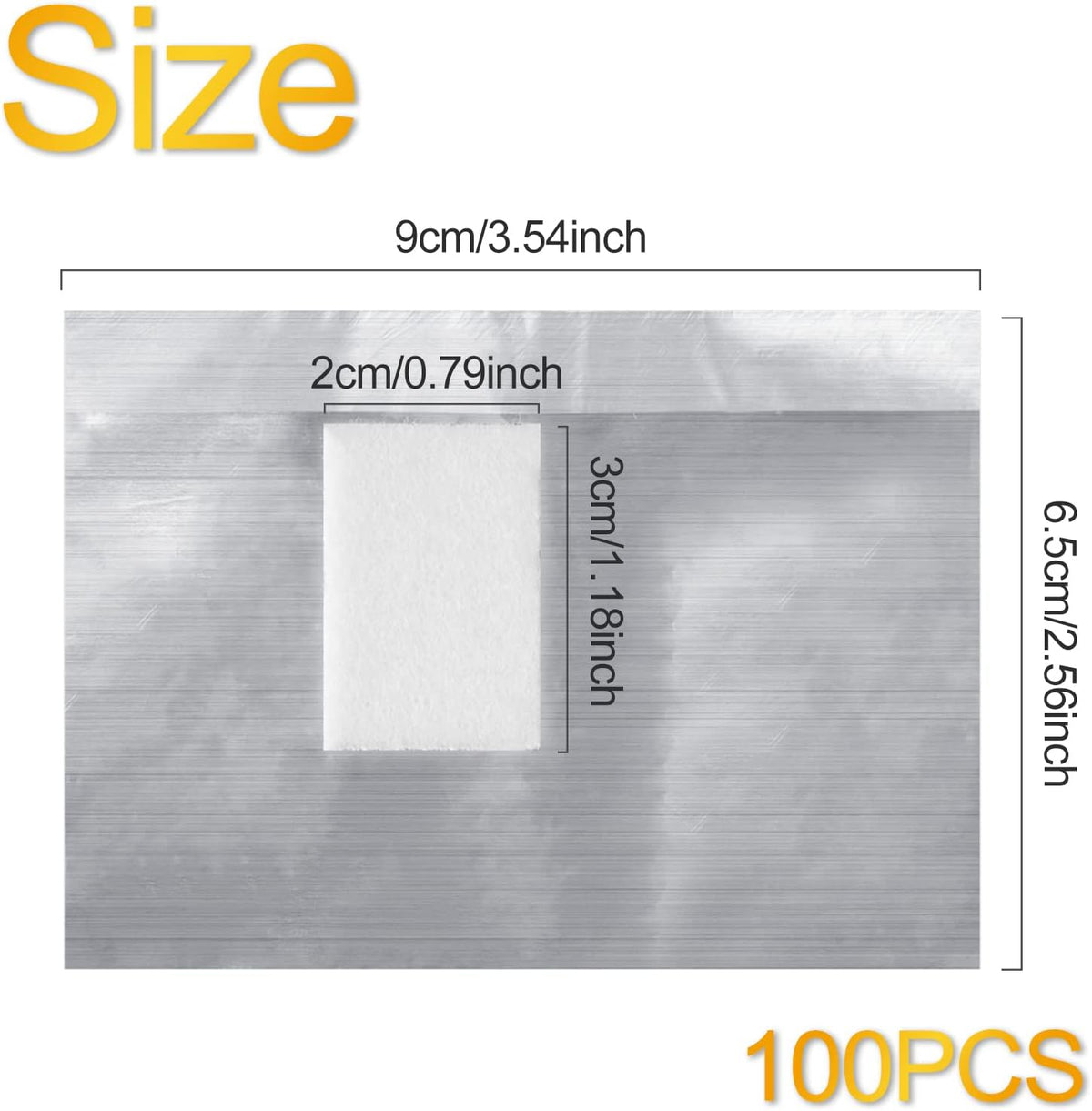 100 foil nail stickers, foil for gel nails, nail foil remover with pre-installed lint-free cotton pads for manicure and pedicure, nail art cleanser VXN Beauty