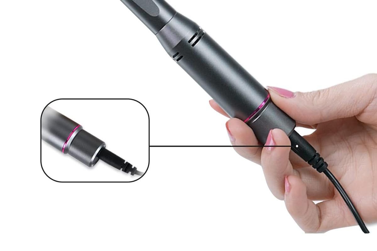 Electric Manicure Tools Kit File Machine Cordless Nail Drill Trimmer Nail Grind Trim Polish-Gray VXN Beauty