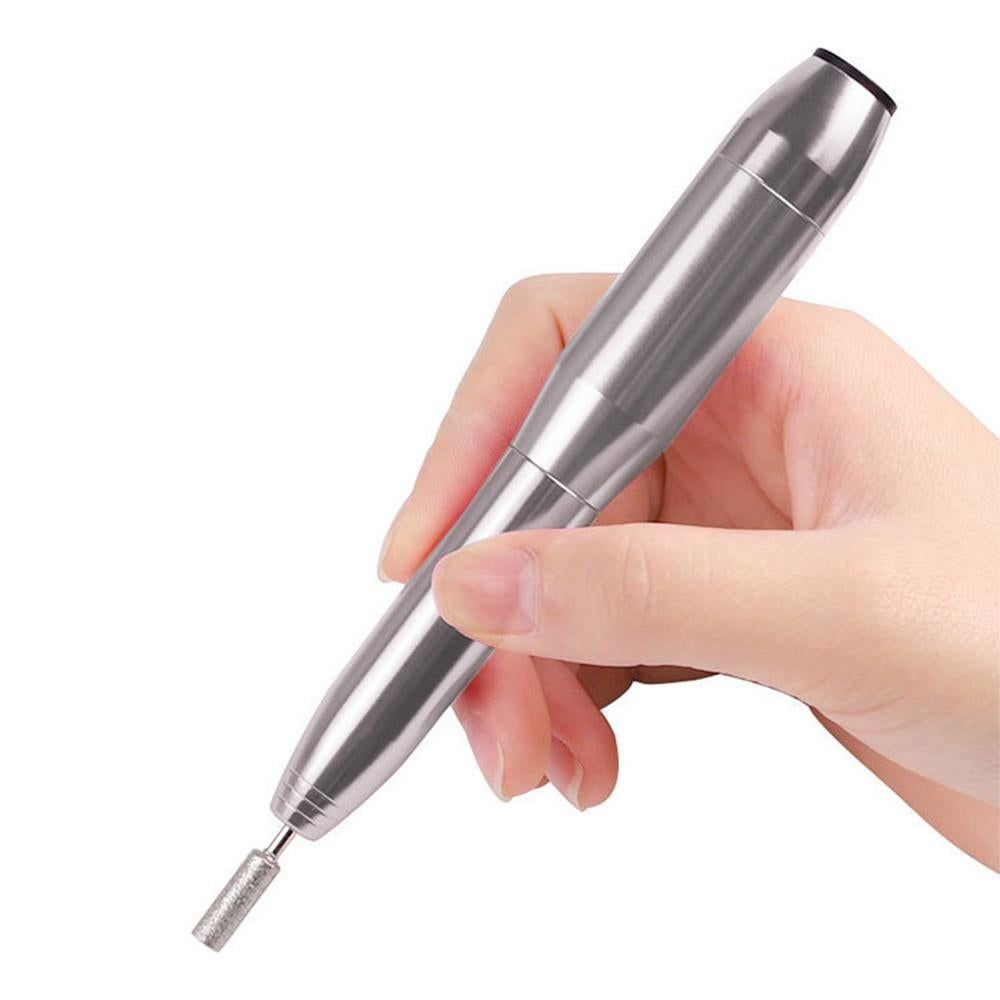 Electric Nail Drill Kit Cordless Nail Drill Portable USB Rechargeable Manicure Pedicure Tools for Acrylic Gel Nails -Gold VXN Beauty