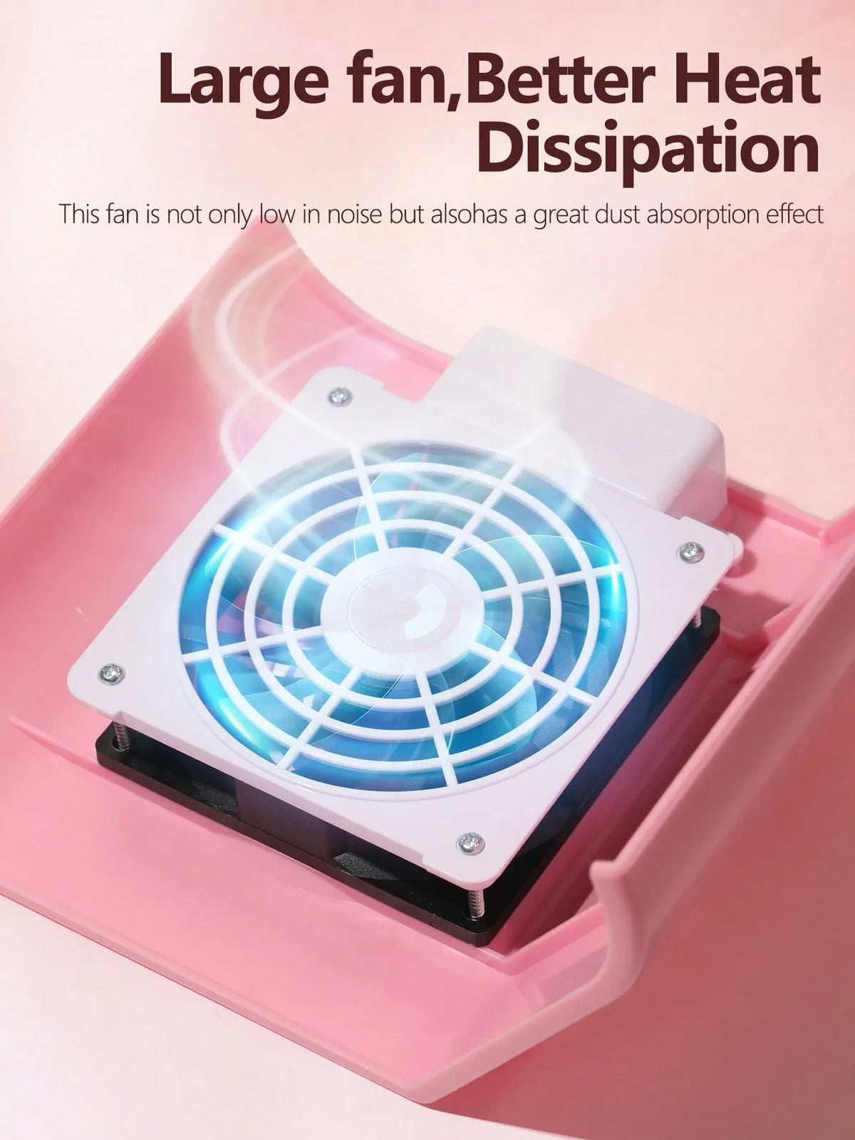 Professional Nail Dust Collector High Power Extractor Salon Dedicated Vacuum Cleaner Nail Art Tools Fine Filtration Net Easy To Clean Green VXN Beauty
