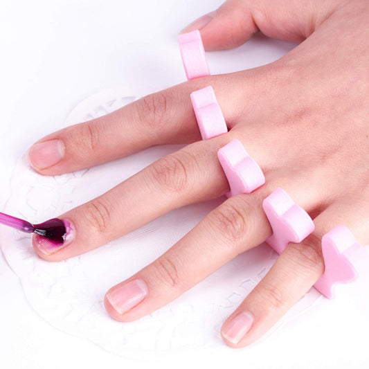 50Pcs Toe Separators and Finger Separators for Nail Polish, Soft Sponge Finger Toe Divider Spacer Nail Art Manicure Pedicure Tools VXN Beauty