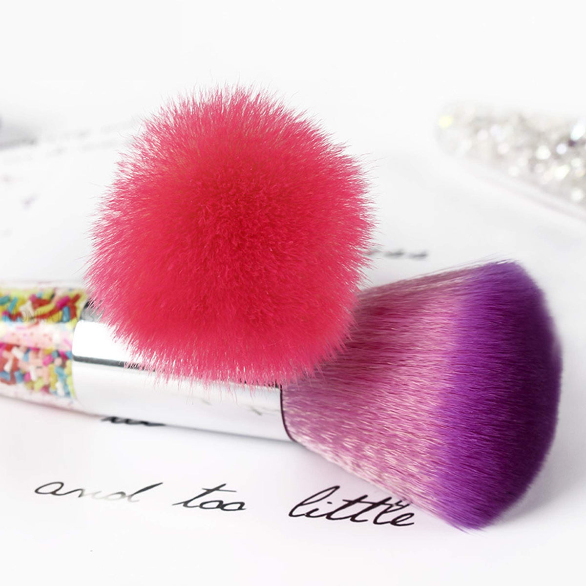 3 Pieces Nail Brushes Remove Dust Powder for Acrylic Nails Makeup Brushes Manicure Brush Clean Up Tools Nail Art Brush Set VXN Beauty