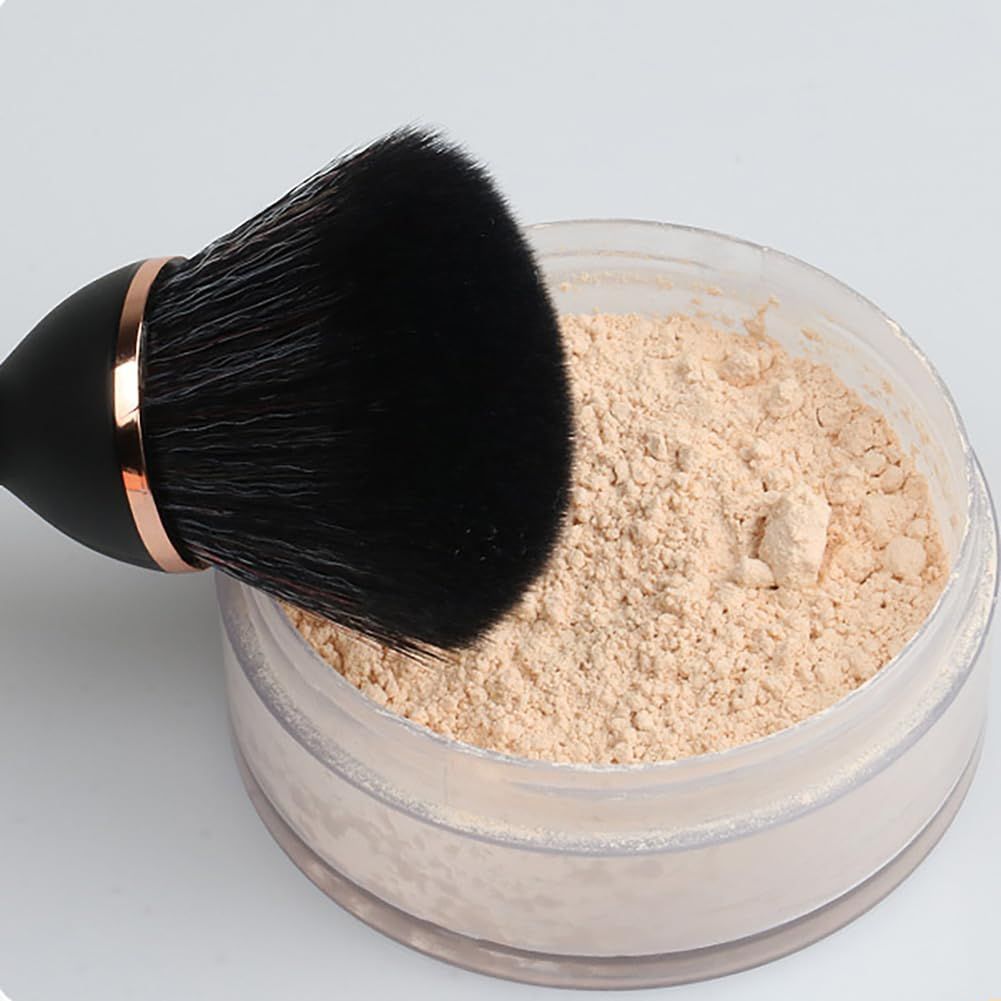 Black Nail Brush Duster Nail Dust Remover Brush Nail Powder Remover Brush Blush Brush Dip Powder Brush Makeup Brush VXN Beauty
