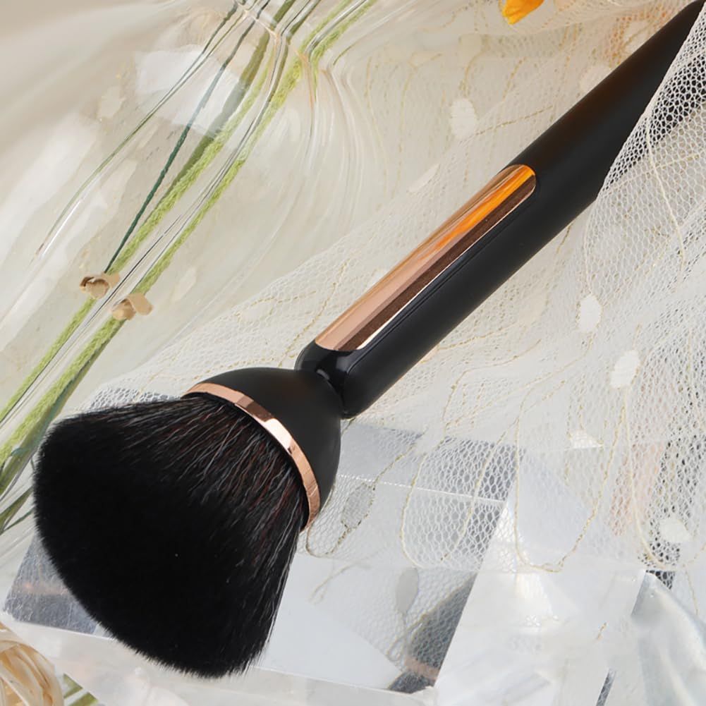 Black Nail Brush Duster Nail Dust Remover Brush Nail Powder Remover Brush Blush Brush Dip Powder Brush Makeup Brush VXN Beauty