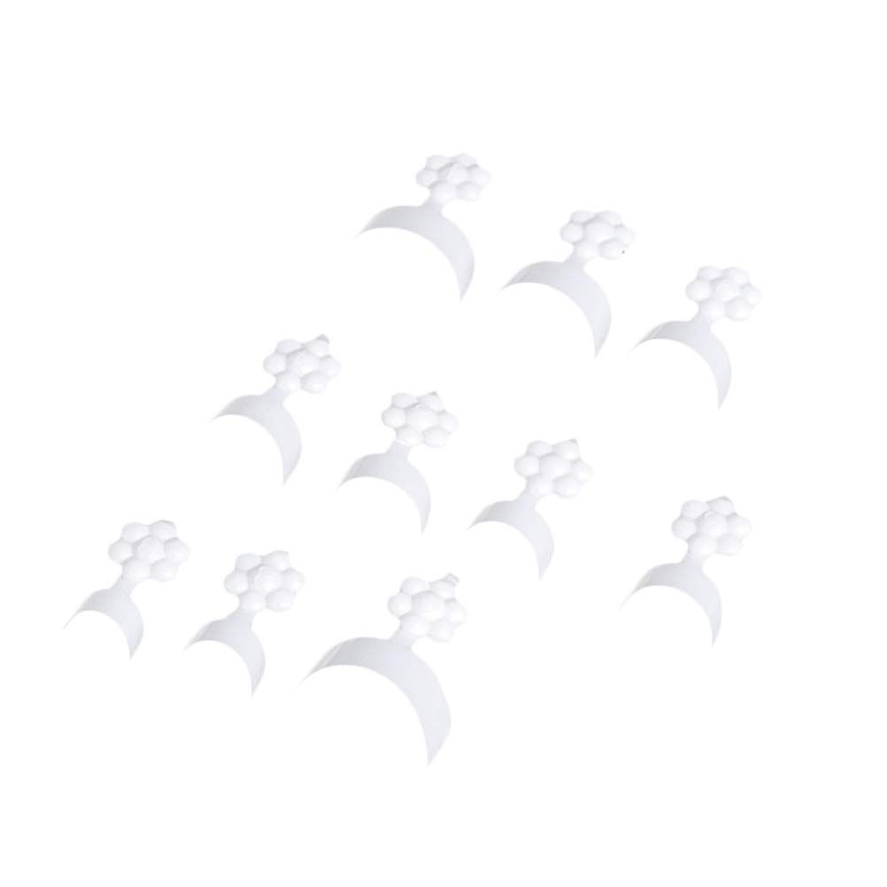 100pcs Fake Nail Tips White French Moon Shaped Smile Fake Nail Tips Short Artificial Acrylic Fake Nail Nail Decoration VXN Beauty