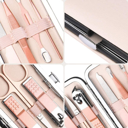 7 professional portable nail repair kits, eyebrow beauty hair clippers, stainless steel nail care tools VXN Beauty