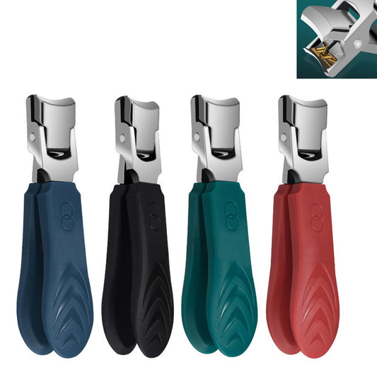 Anti-Splash Nail Clippers, Wide Opening ,Toenail Clipper Pedicure Kit, Suitable for Men and Women with Thick Nails(4 Pcs) VXN Beauty