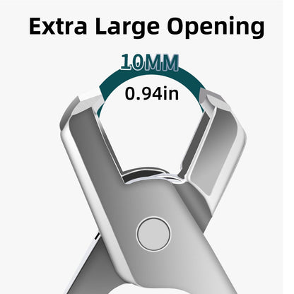 Anti-Splash Nail Clippers, Wide Opening ,Toenail Clipper Pedicure Kit, Suitable for Men and Women with Thick Nails(4 Pcs) VXN Beauty