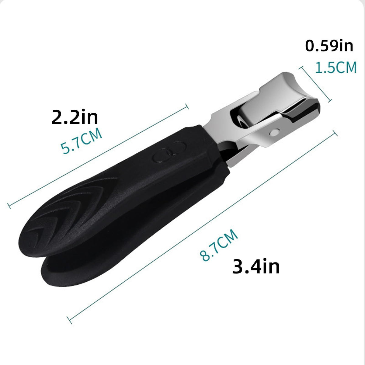 Anti-Splash Nail Clippers, Wide Opening ,Toenail Clipper Pedicure Kit, Suitable for Men and Women with Thick Nails(4 Pcs) VXN Beauty