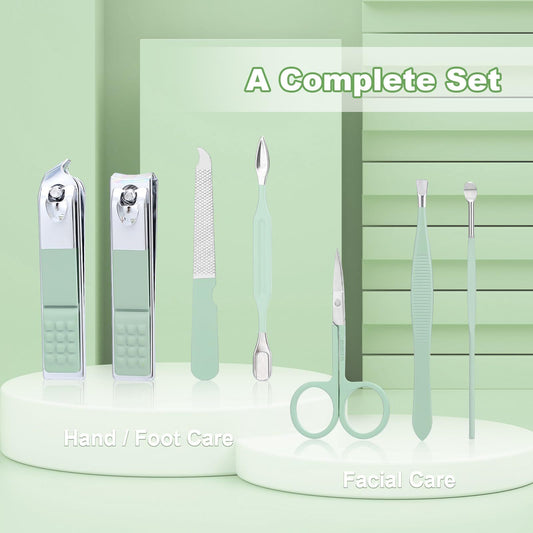 Professional Grooming Care Tools Men Women Nail Clipper Set Stainless Steel Toe Finger Nail Clippers with Portable Travel VXN Beauty