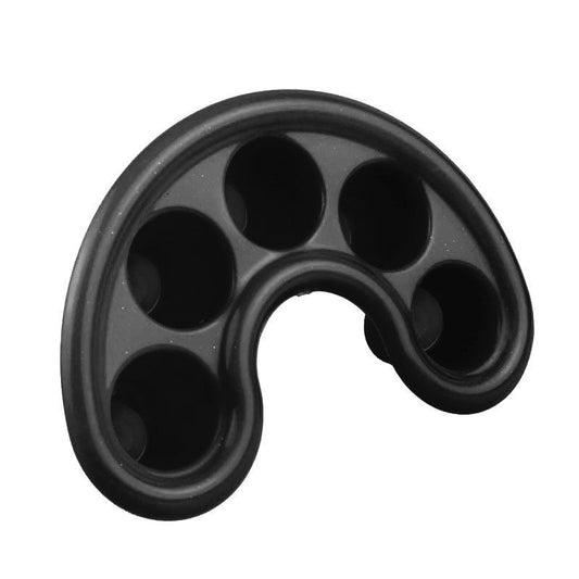 2 Pcs Nail Art Bubble Bath Bowl Nail Hand Soak Tray Acrylic Gel Nails Soaking Trays Black & Pink Colour VXN Beauty